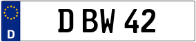 Truck License Plate